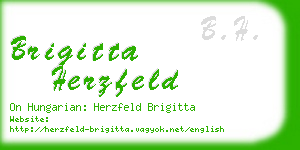 brigitta herzfeld business card